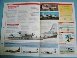 Modern Combat Aircraft of the World Card 75 Anotnov AN 30 ClankAN 32 Cline