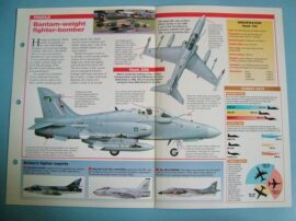 Modern Combat Aircraft of the World Card 83 British Aerospace Hawk 100200