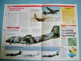 Modern Combat Aircraft of the World Card77 Transall C160 Franco German Tactical