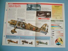 Other Aircraft of World War II Card 44 Fiat CR42 Italian fighter
