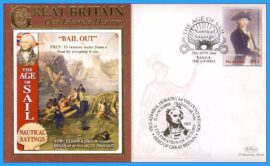 2008 Our Islands History BENHAM cover Nautical Sayings BAIL OUT Banjul Gambia refb5