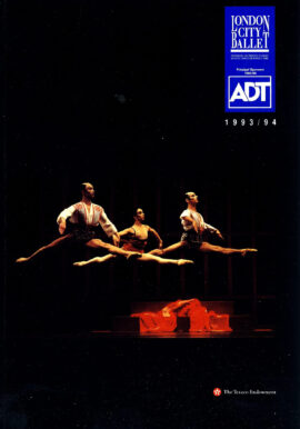 1993/94 London City Ballet ADT Publication Report - Diana Princess of Wales refb101199