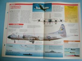 Up to date Fight Plane of the World Card 38 Lockheed P three Orion Anti Submarine