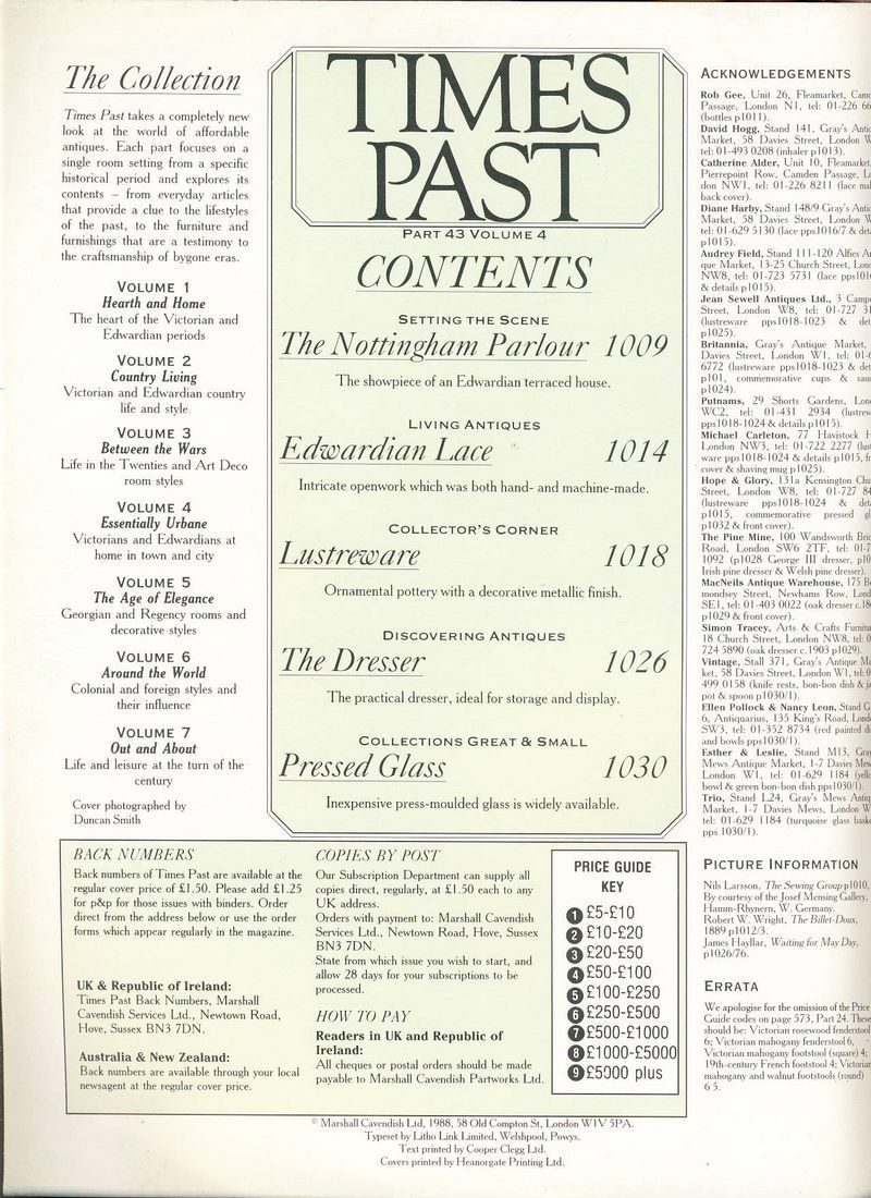 Times Past Magazine No.43  Nottingham  Lace  Lustreware - Image 2