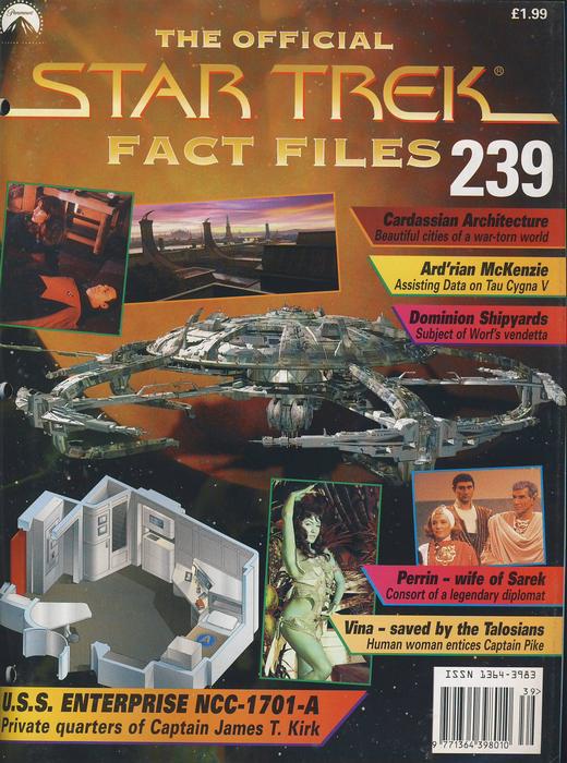 The Official Star Trek Fact File no.239 Paramount Publication  never used - Image 3