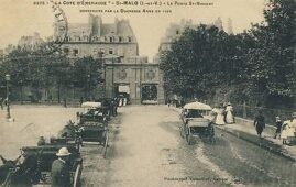 1911 ST. MALO La Cote d Emeraude VINTAGE POSTCARD La Ports St Vincent CHERBOURG