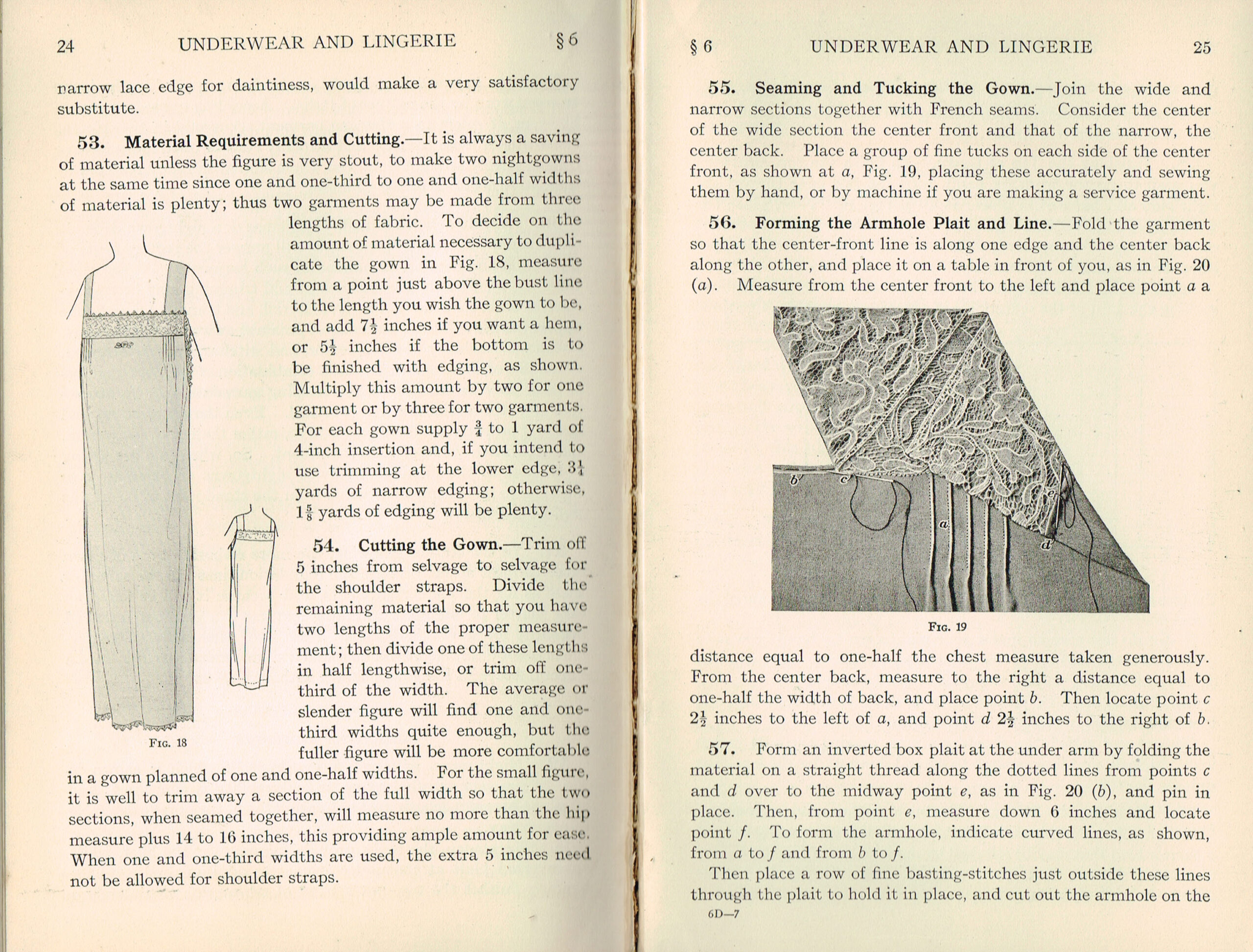 1930 Underwear & Lingerie Woman's Institute Domestic Arts & Sciences Book