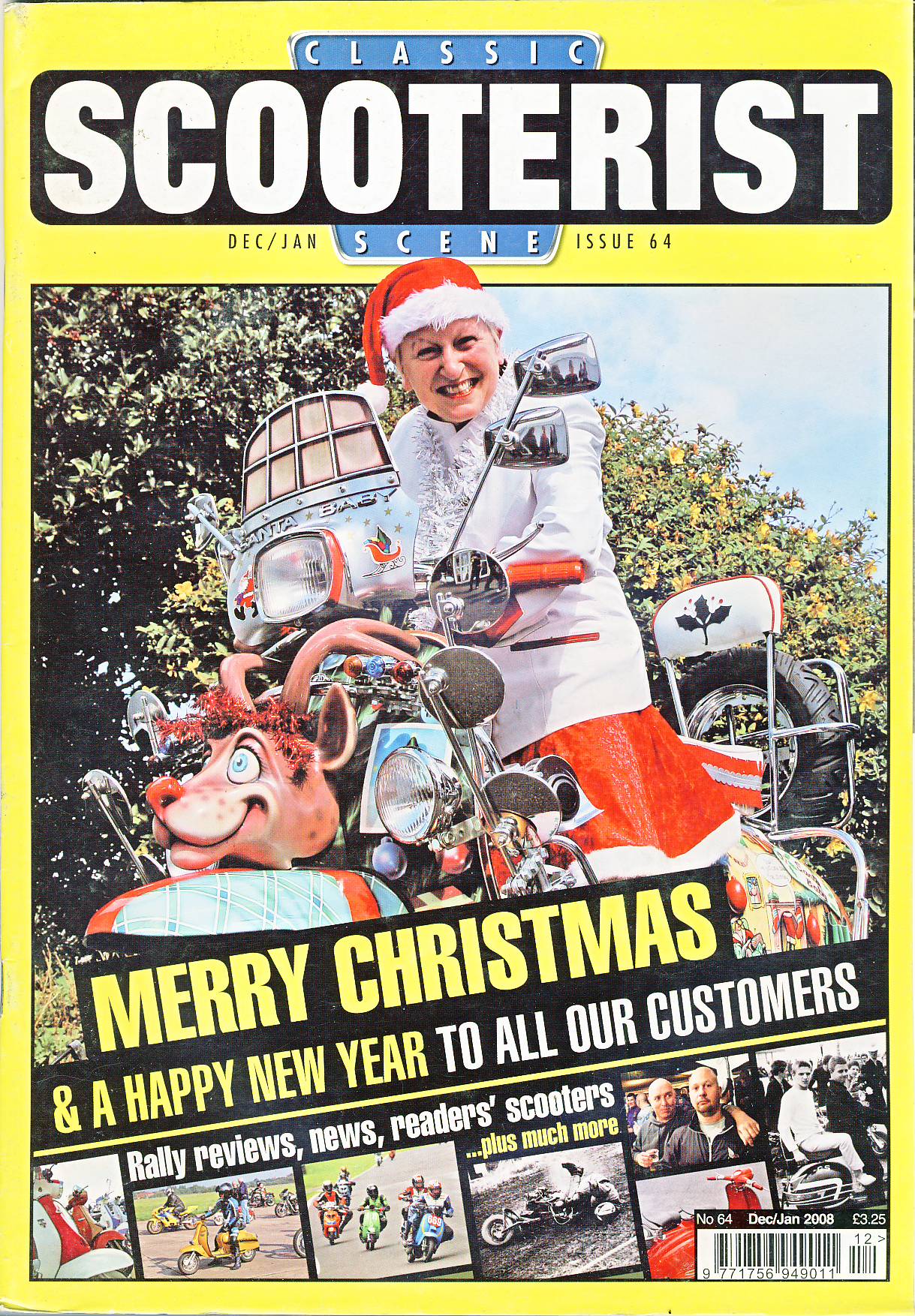 2009 Dec/Jan Issue 64 Classic SCOOTERIST Scene magazine ref102193