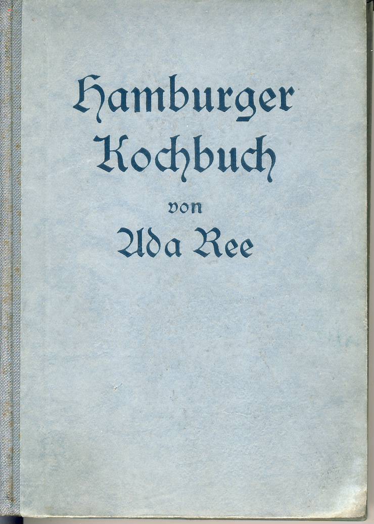 Hamburger Kochbuch ADA REE German Recipes Hardback Book ref202510