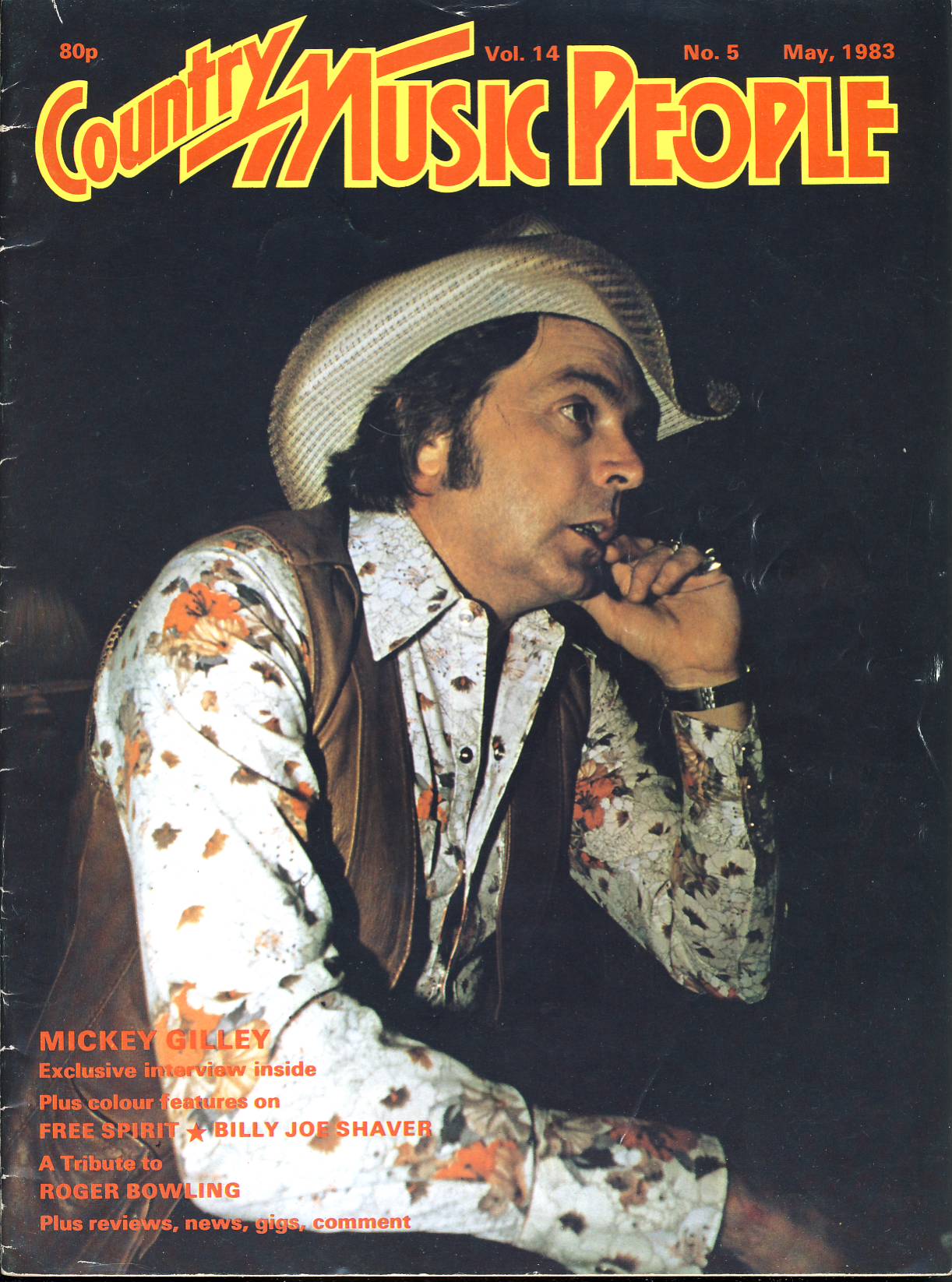 1983 May Country Music People magazine MICKEY GILLEY ref102268 - Image 2