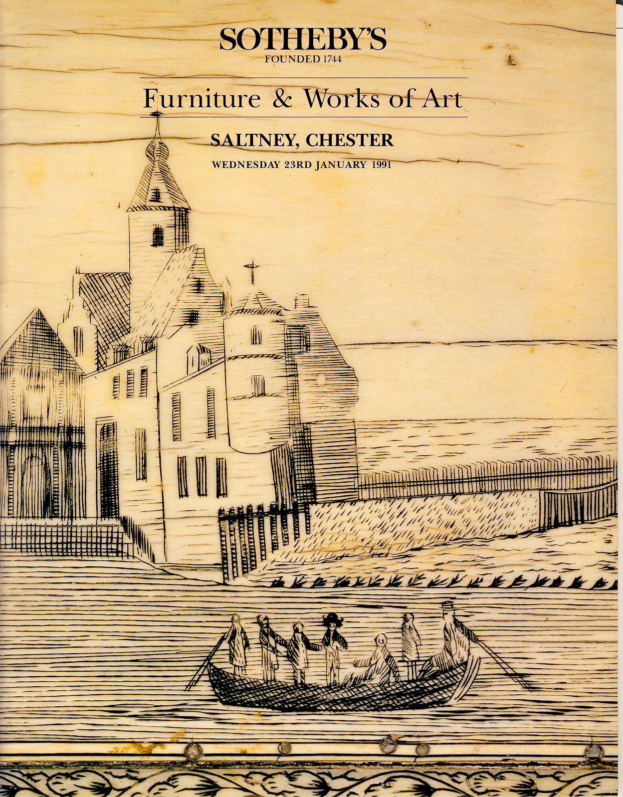 1991 Sotheby's Furniture & Works of Art SALTNEY CHESTER Catalogue ref102574