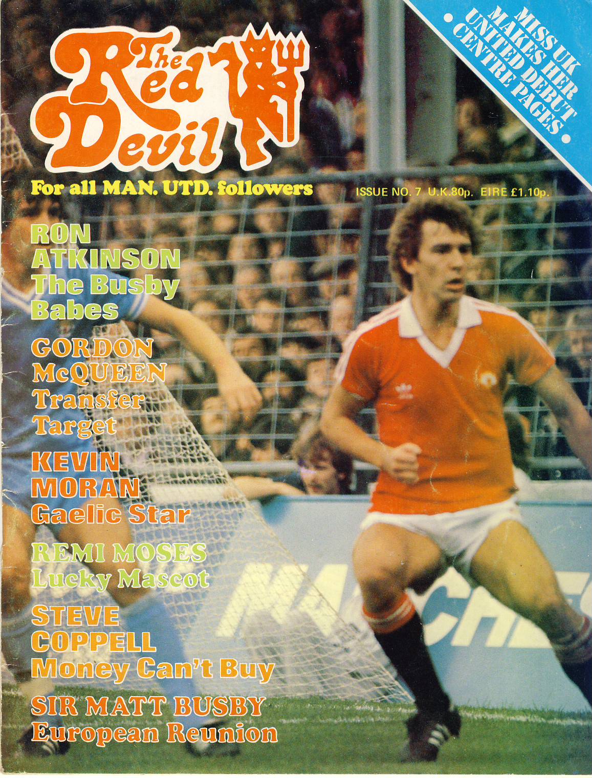Issue no.7 THE RED DEVIL MUFC Official Newsletter Football Magazine ref101790