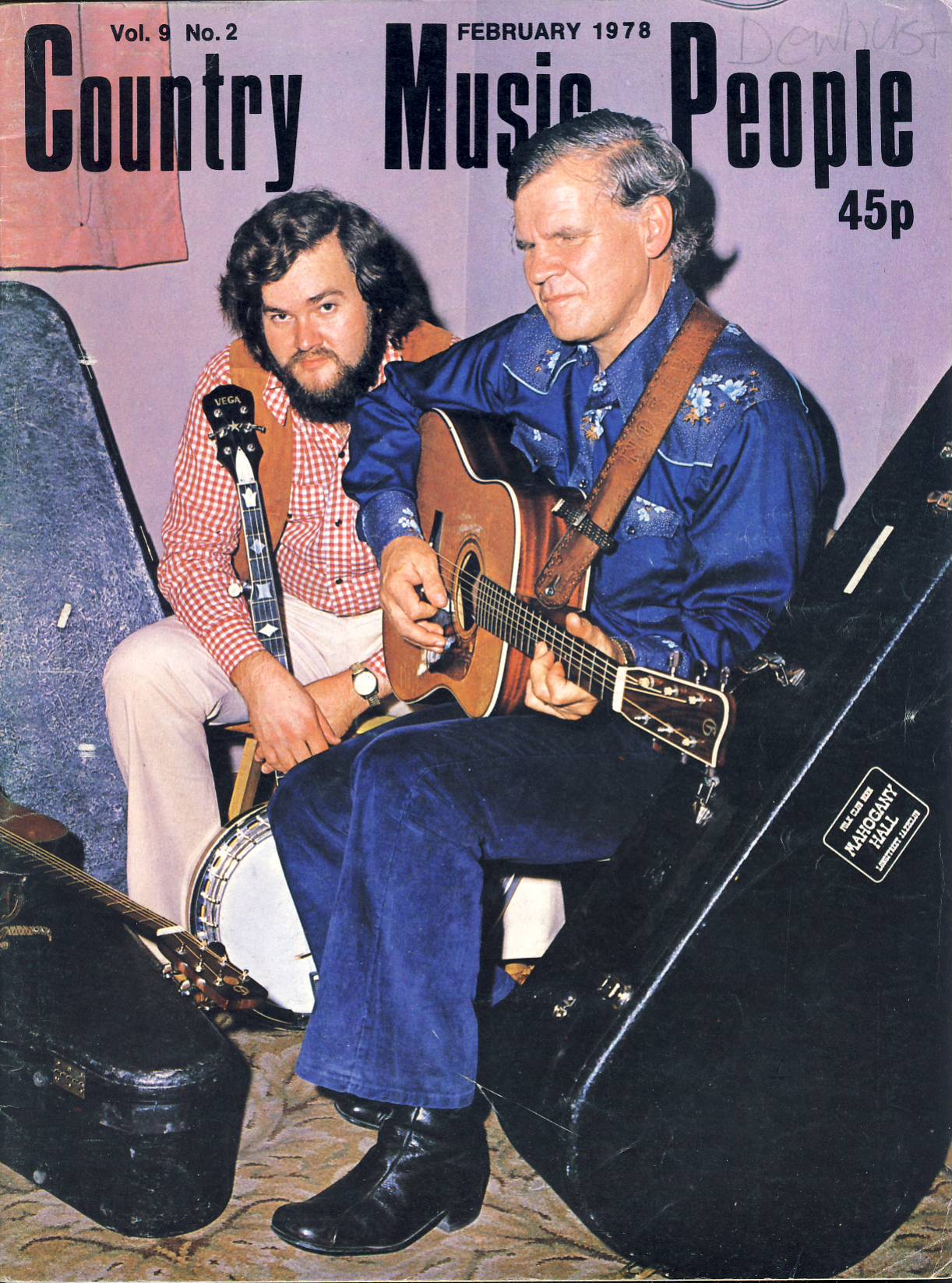 1978 February Country Music People magazine DOC & MERLE WATSON ref102274 - Image 2