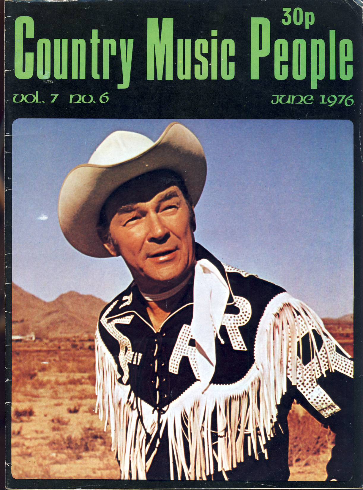 1976 June Country Music People magazine ROY ROGERS, HANK SNOW ref102293 - Image 2