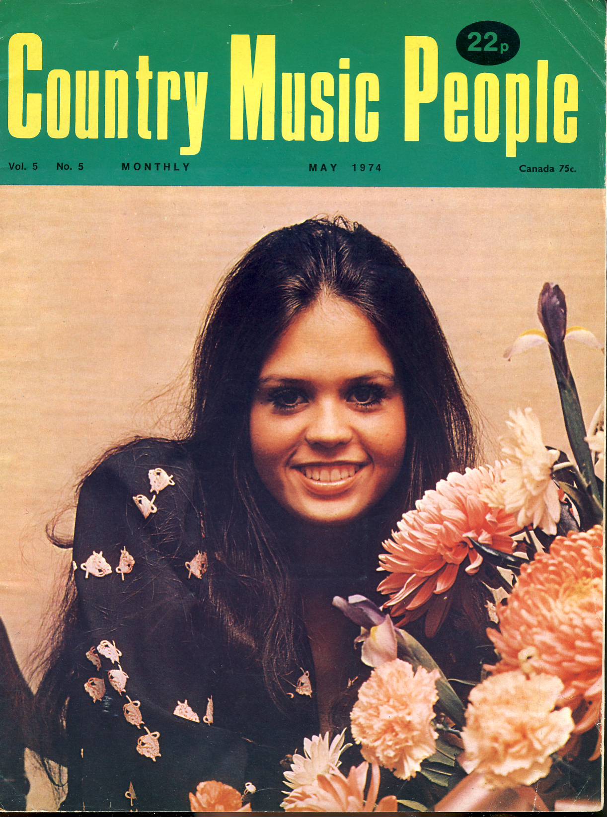 1974 May Country Music People magazine MARIE OSMOND ref102301 - Image 2