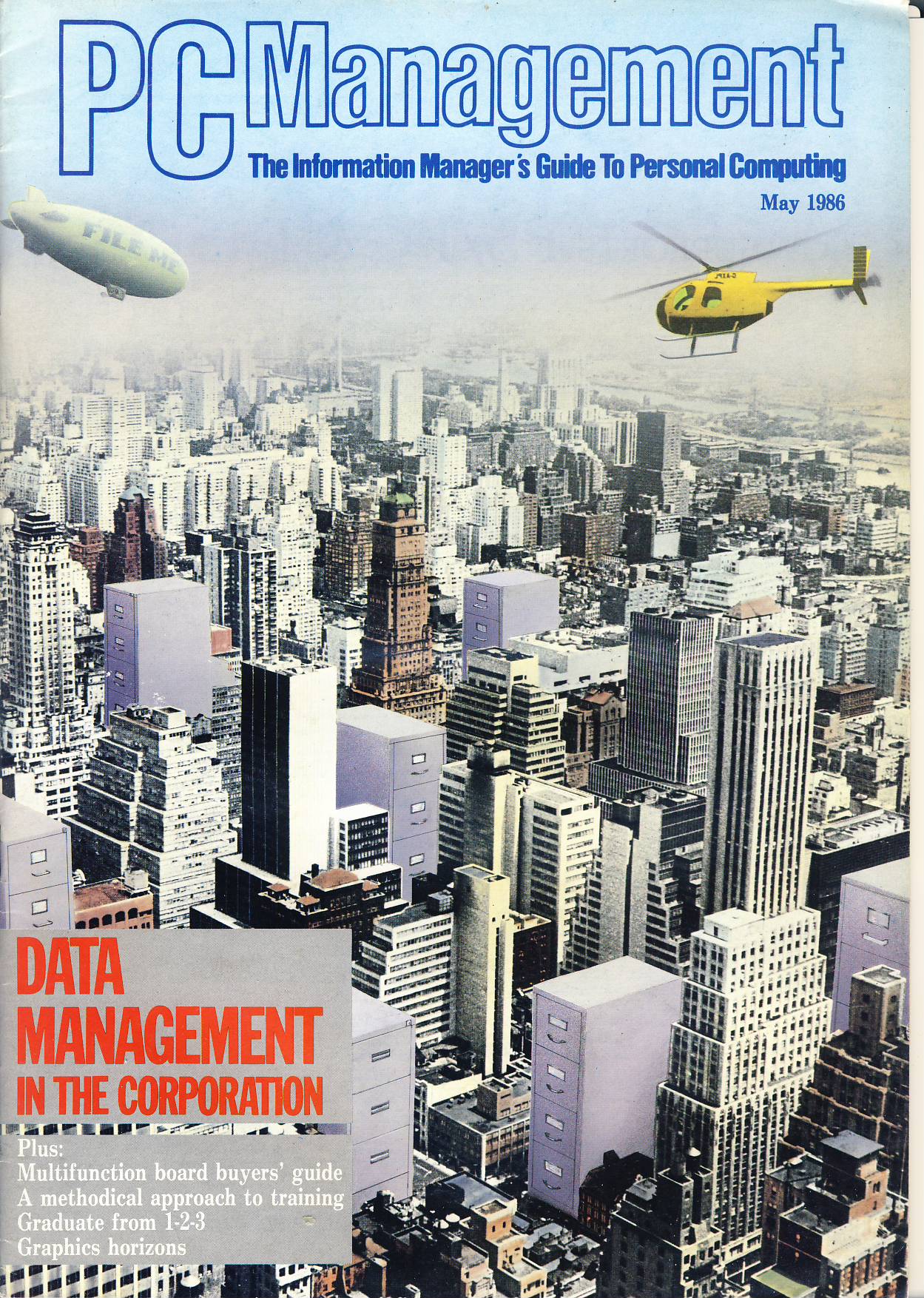 1986 May PC MANAGEMENT magazine ref102785