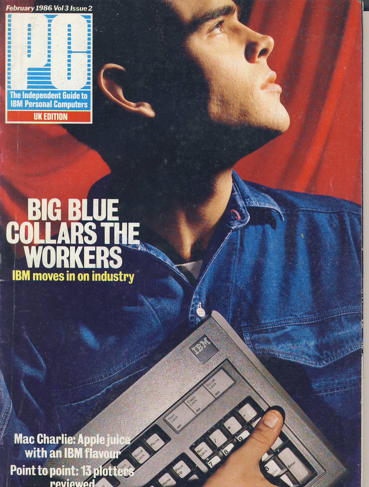 1986 February PC Guide to IBM Personal Computers Vintage Magazine ref102809