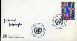 1983 United Nations Stamps Cover refUN107