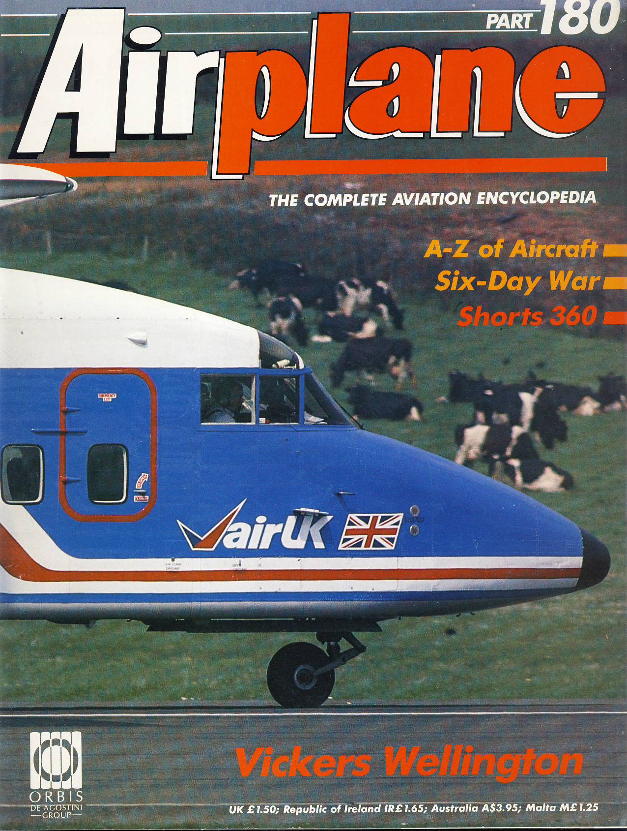 Airplane Magazine part 180 ORBIS Vickers Wellington SHORTS 360 Six-Day War