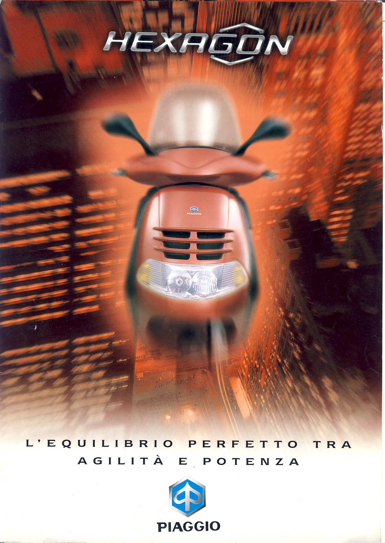 HEXAGON PIAGGIO Bike Brochure (Italian Language) ref103076