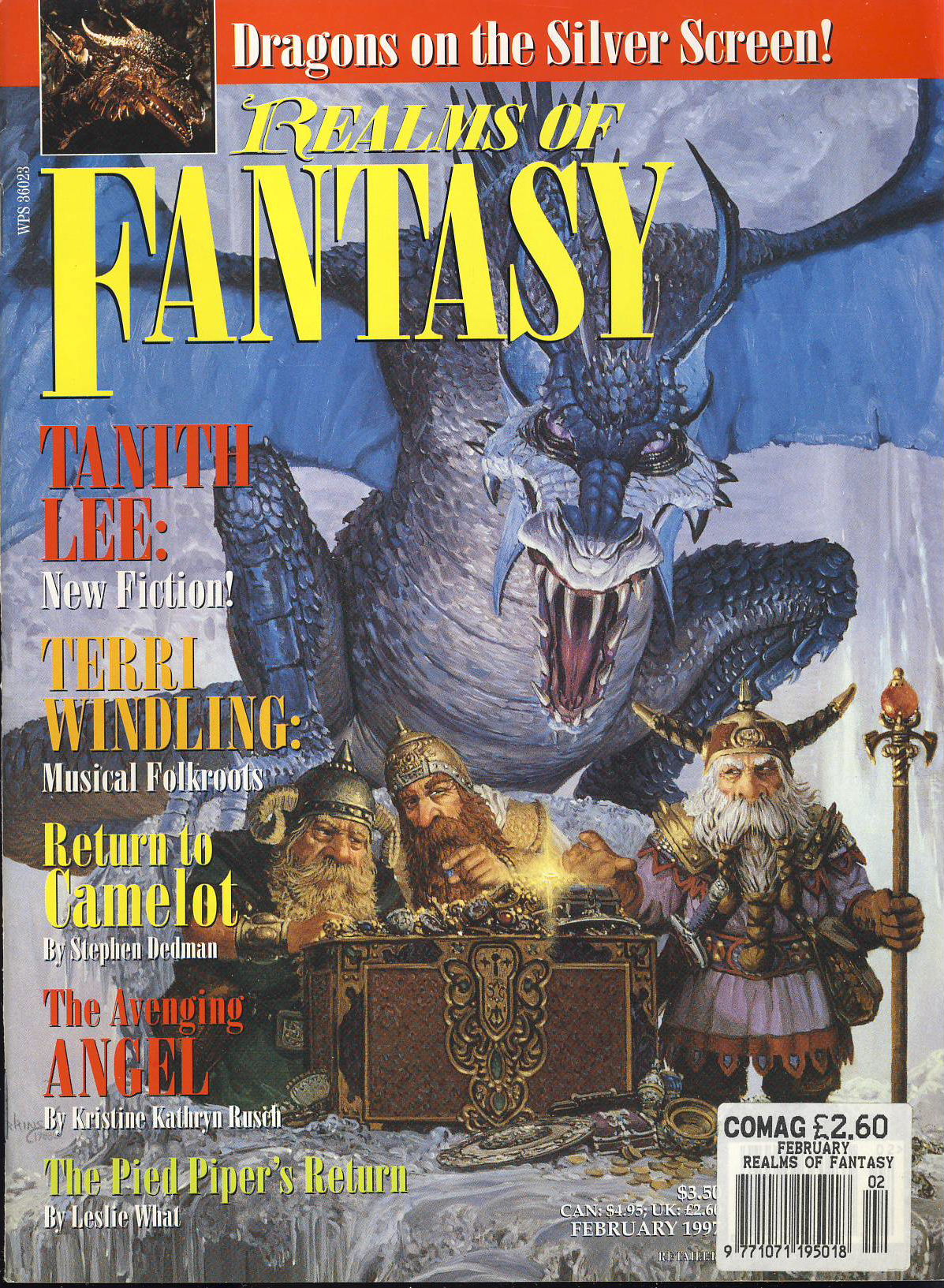 1997 Realms of Fantasy magazine Tanith Lee, Terri Wilding ref102646