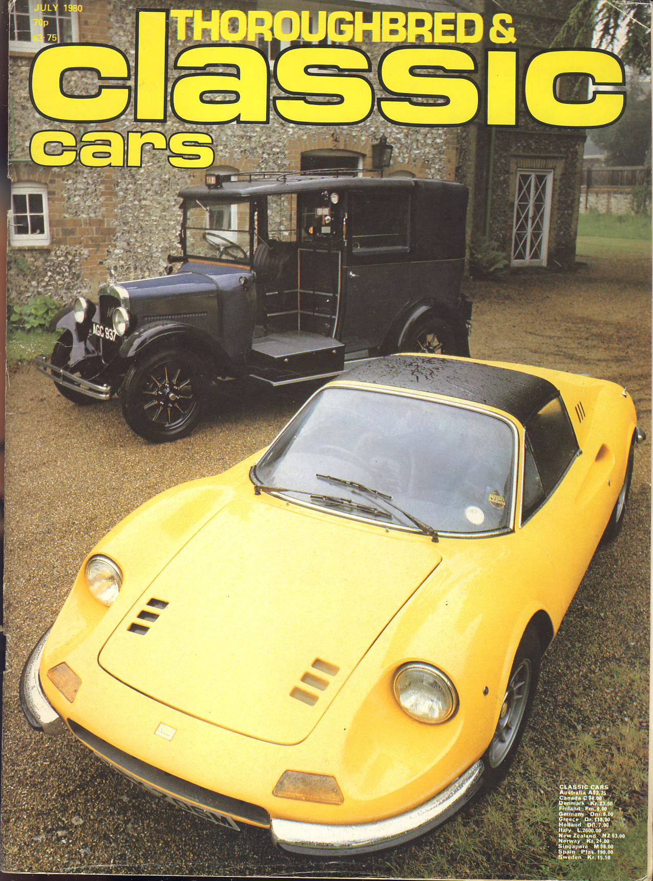 1980 Thoroughbred & Classic Cars Vol.7 No.10 magazine ref102698