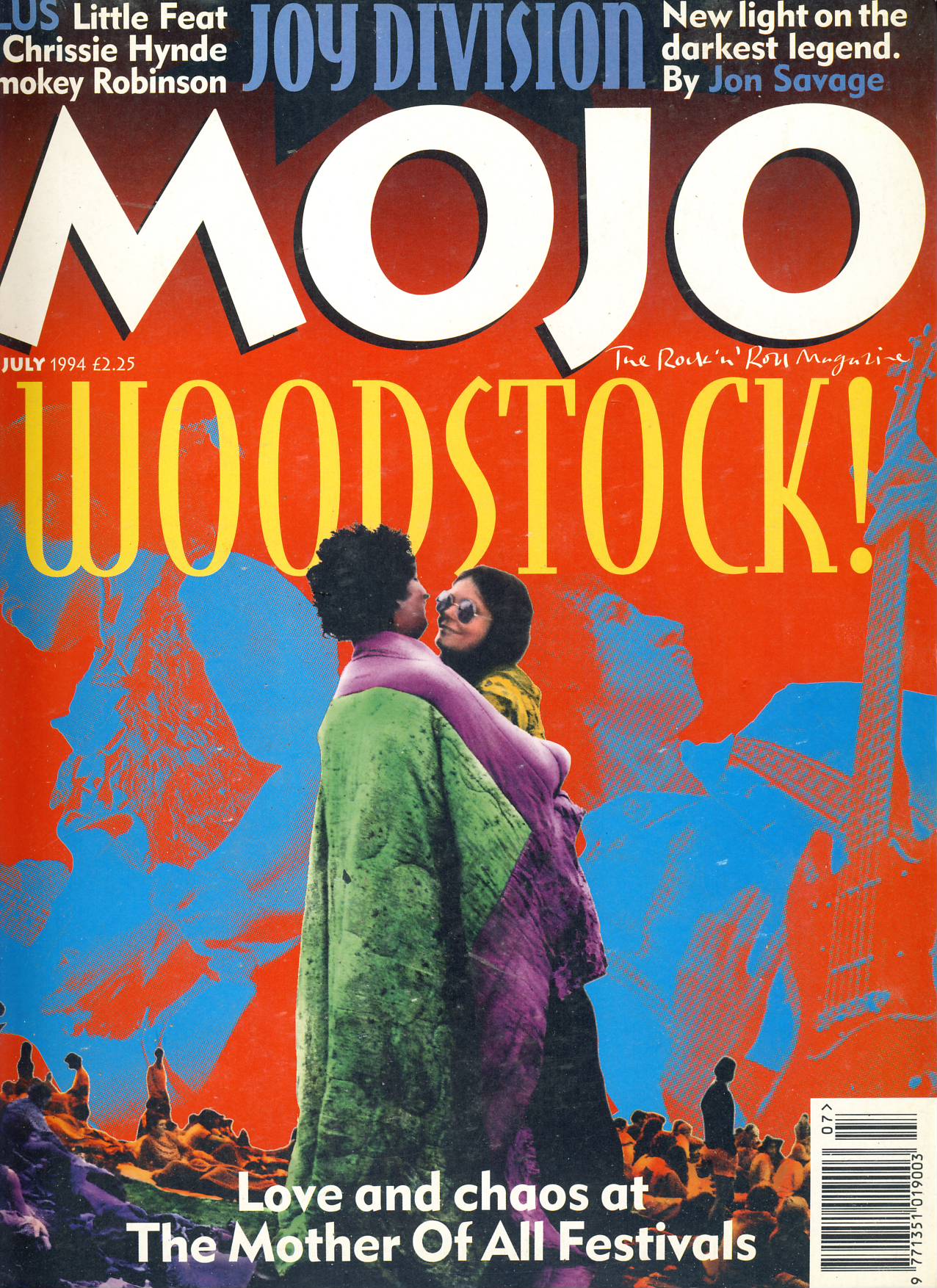 MOJO Music magazine July 1994 WOODSTOCK! ref103054