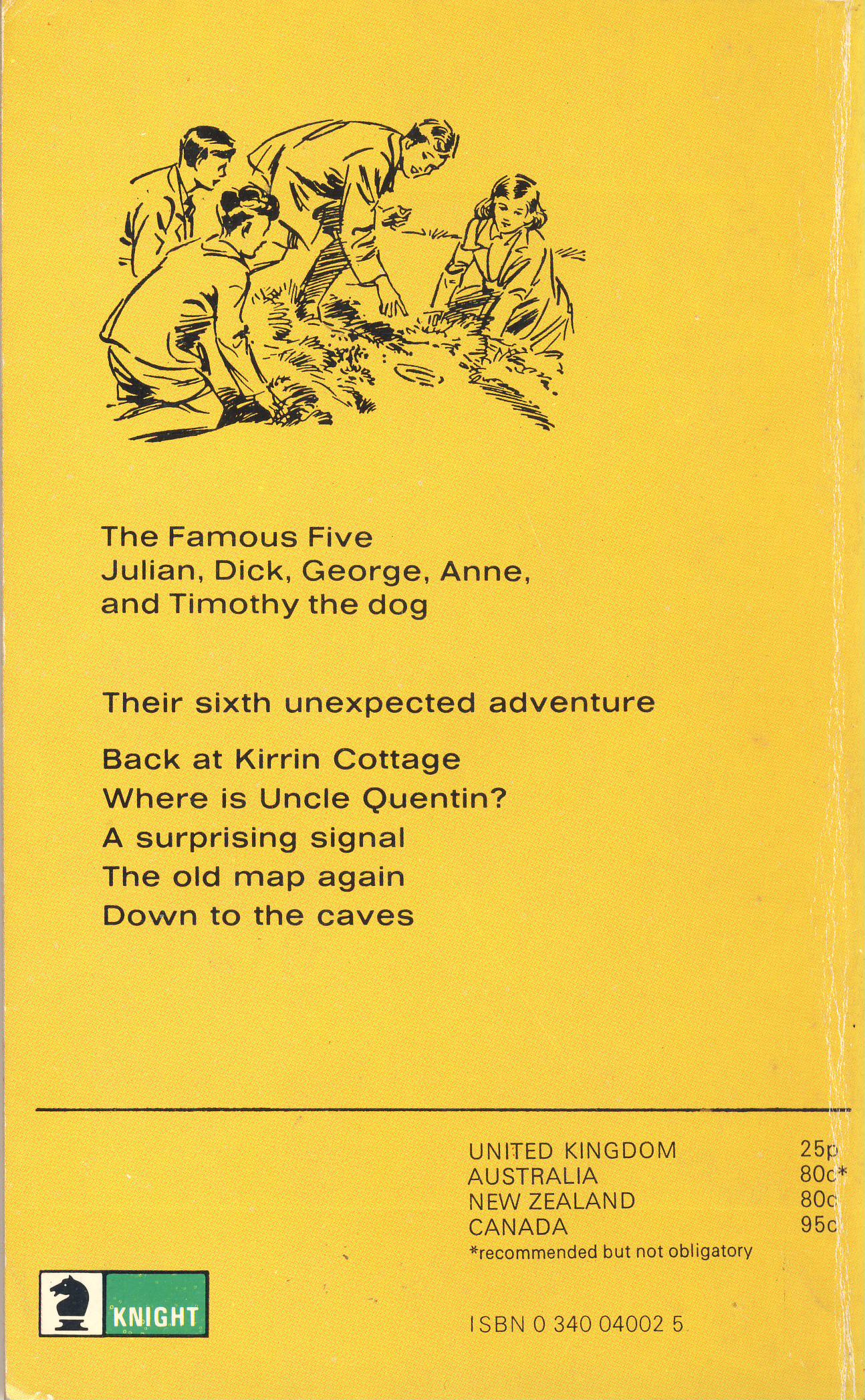 The Famous Five ON KIRRIN ISLAND AGAIN 1974 Enid Blyton vintage paperback book - Image 2