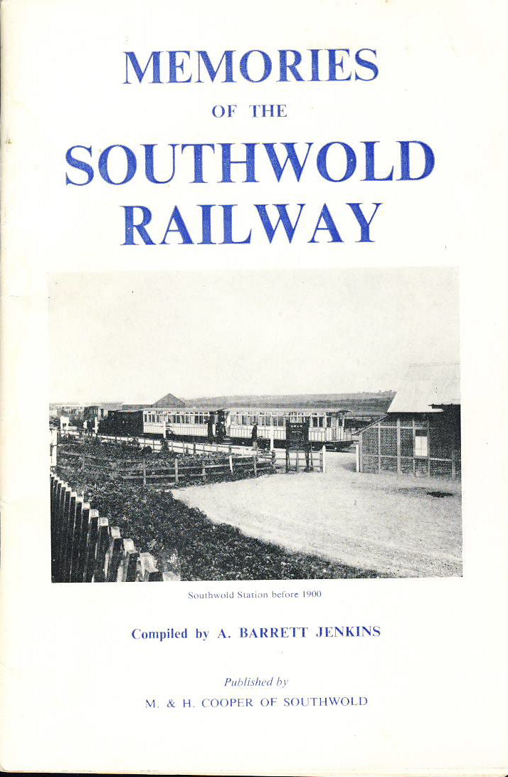 Memories of Southwold Railway 1983 booklet ref358