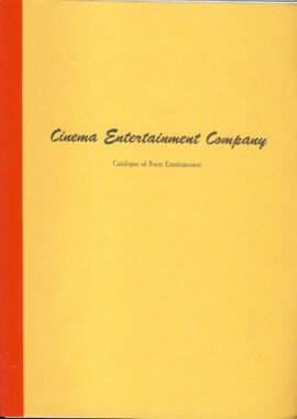 Cinema Entertainment Company 1989 Catalogue of 8mm Entertainment ref101588