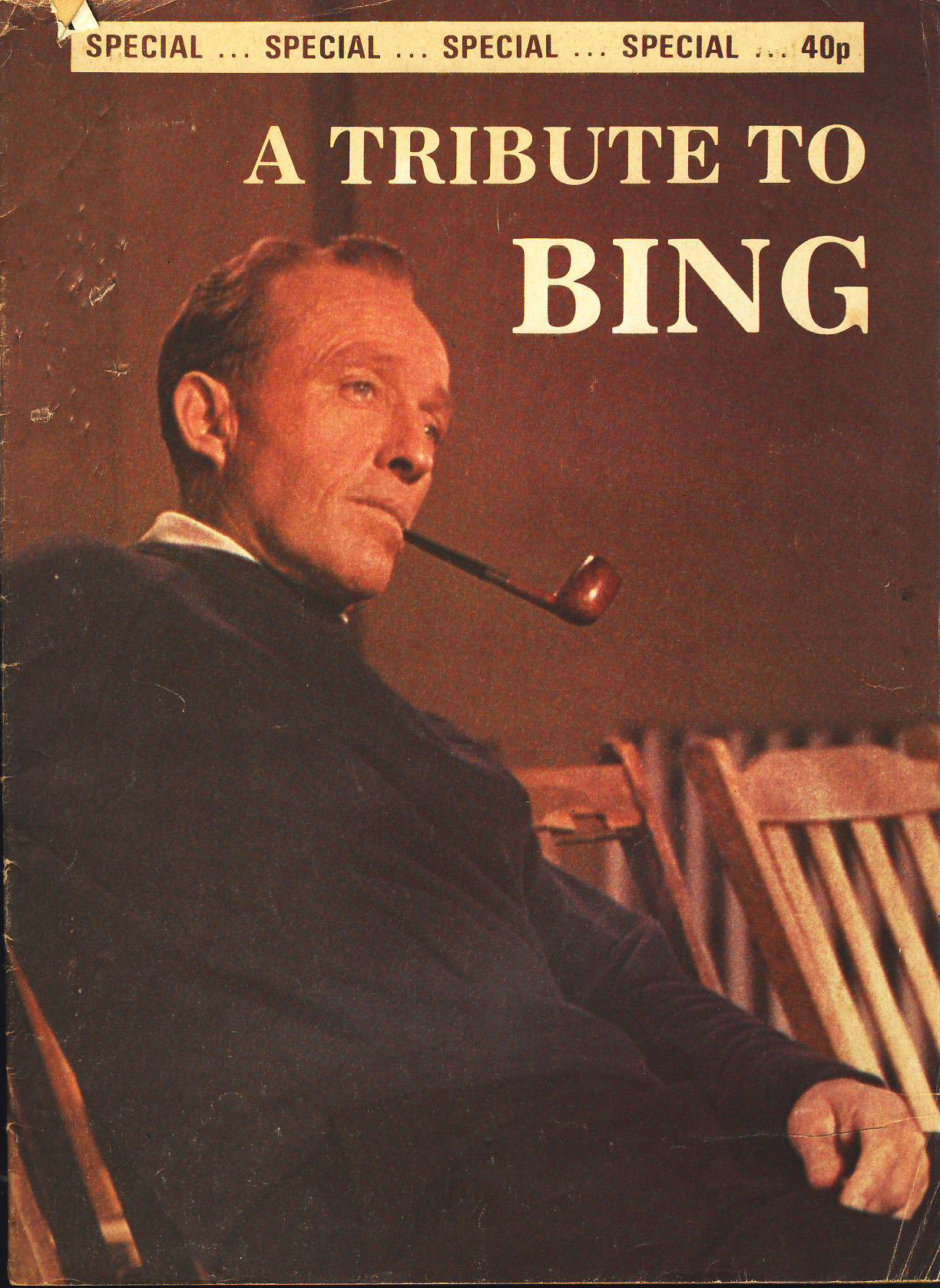 A Tribute to BING CROSBY 28 page vintage paper magazine ref101619
