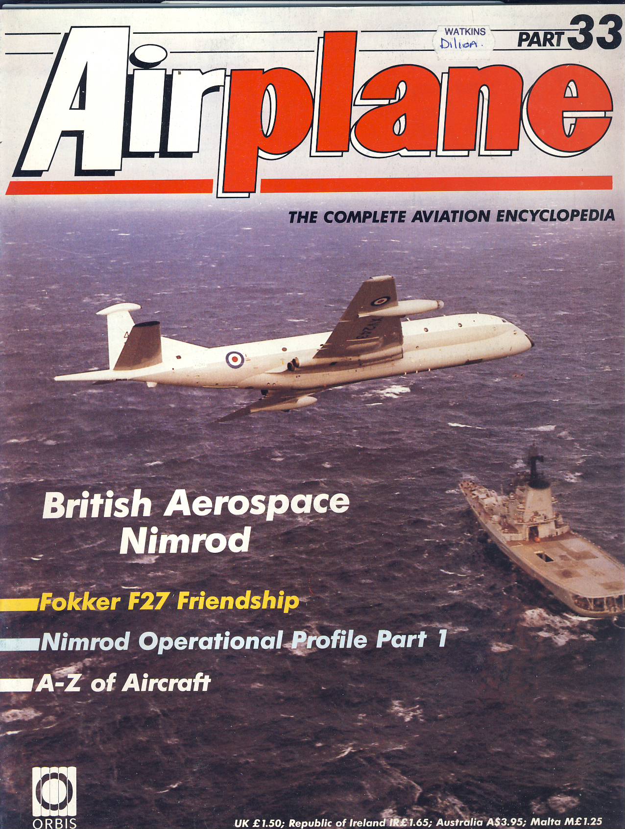 Airplane Magazine part 33 British Aerospace Nimrod, Fokker F27 Friendship ORBIS