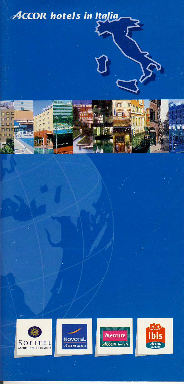 ACCOR hotel in Italy Italia 80 page booklet ref102397 A1
