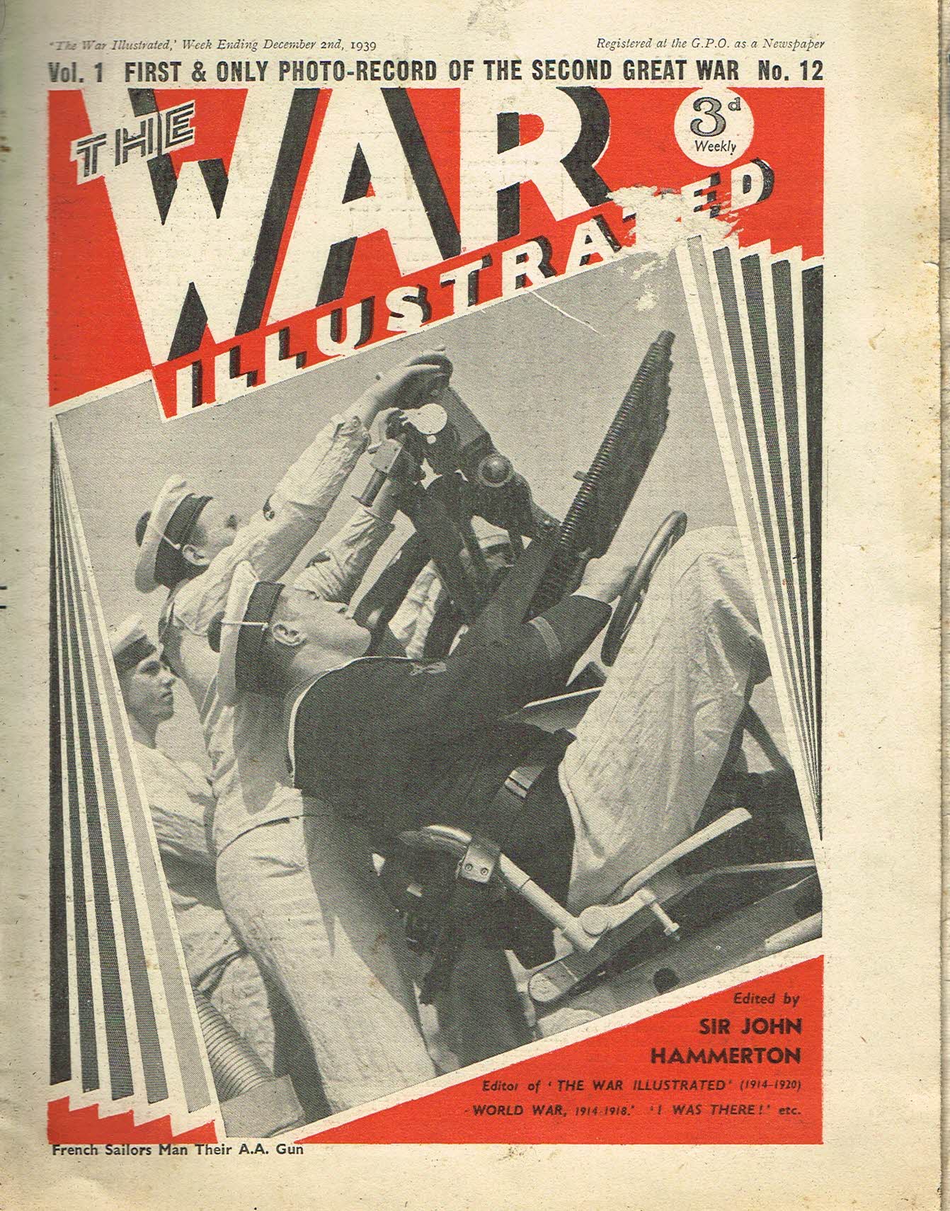 The War Illustrated December 2nd 1939 newspaper Vol.1 No.12 history teaching research projects materials Ref66