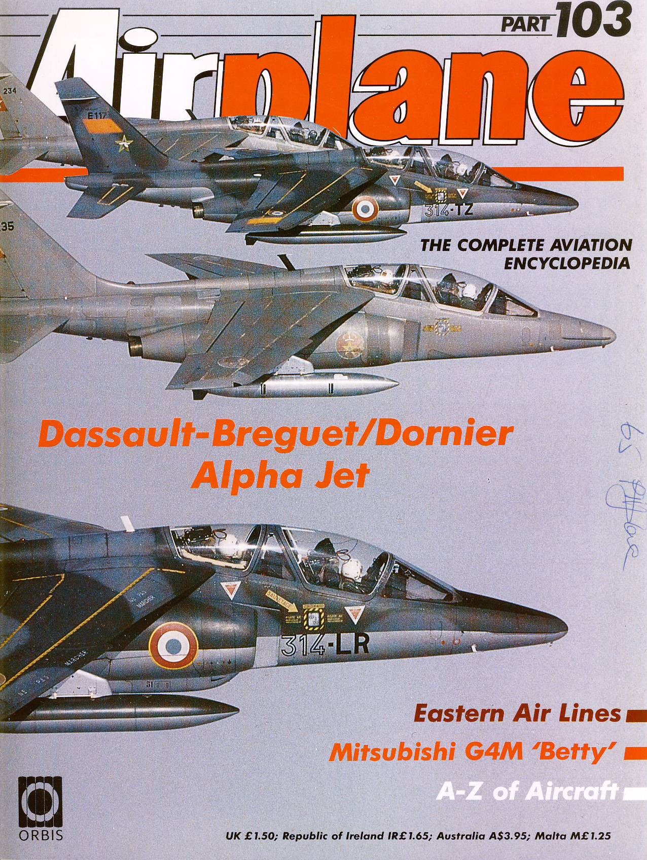 Airplane Magazine part 103 Dassault-Breguet Dornier Alpha Jet ORBIS