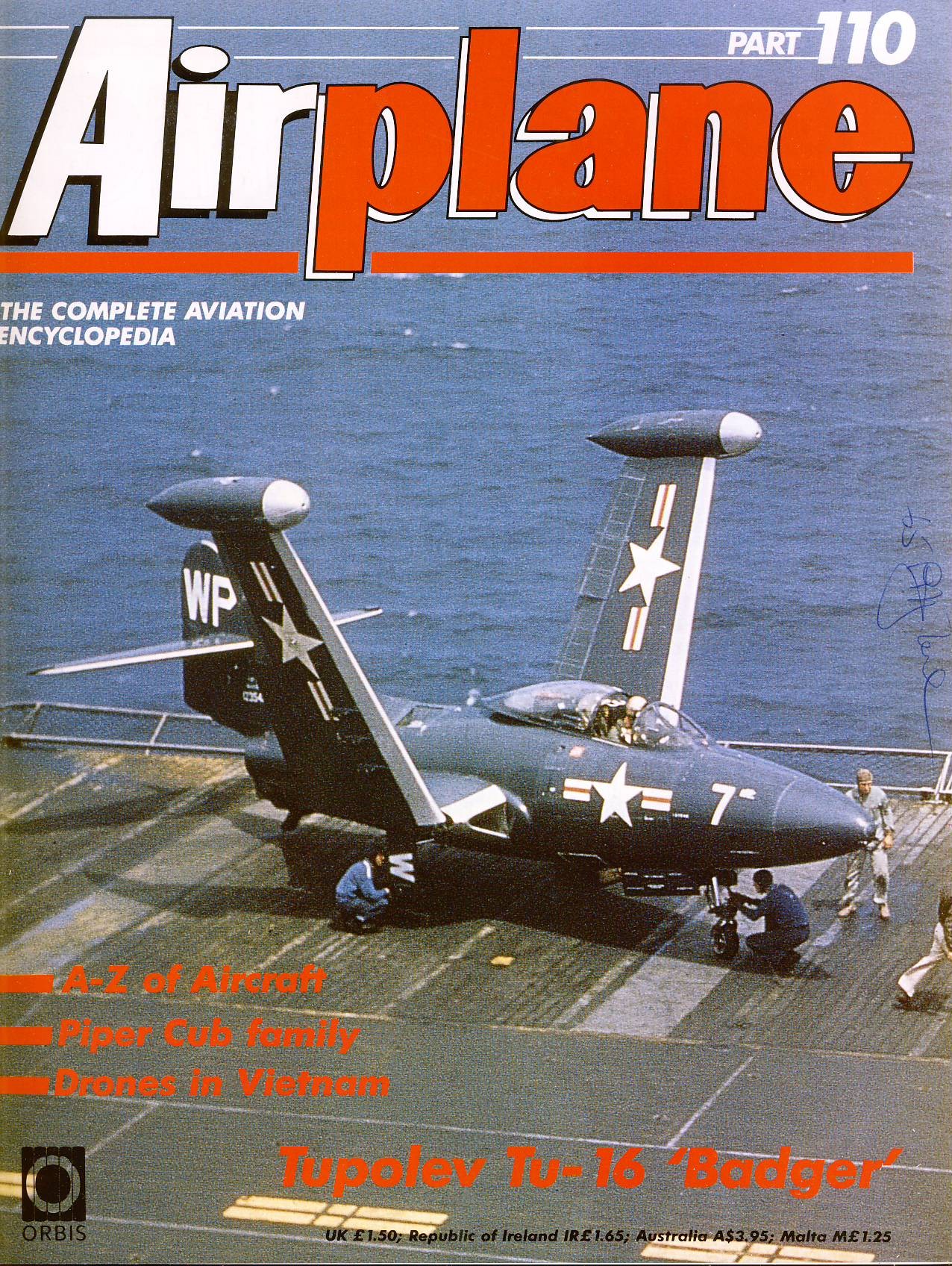 Airplane Magazine part 110 Tupolev Tu-16 Badger, Piper, Vietnam ORBIS