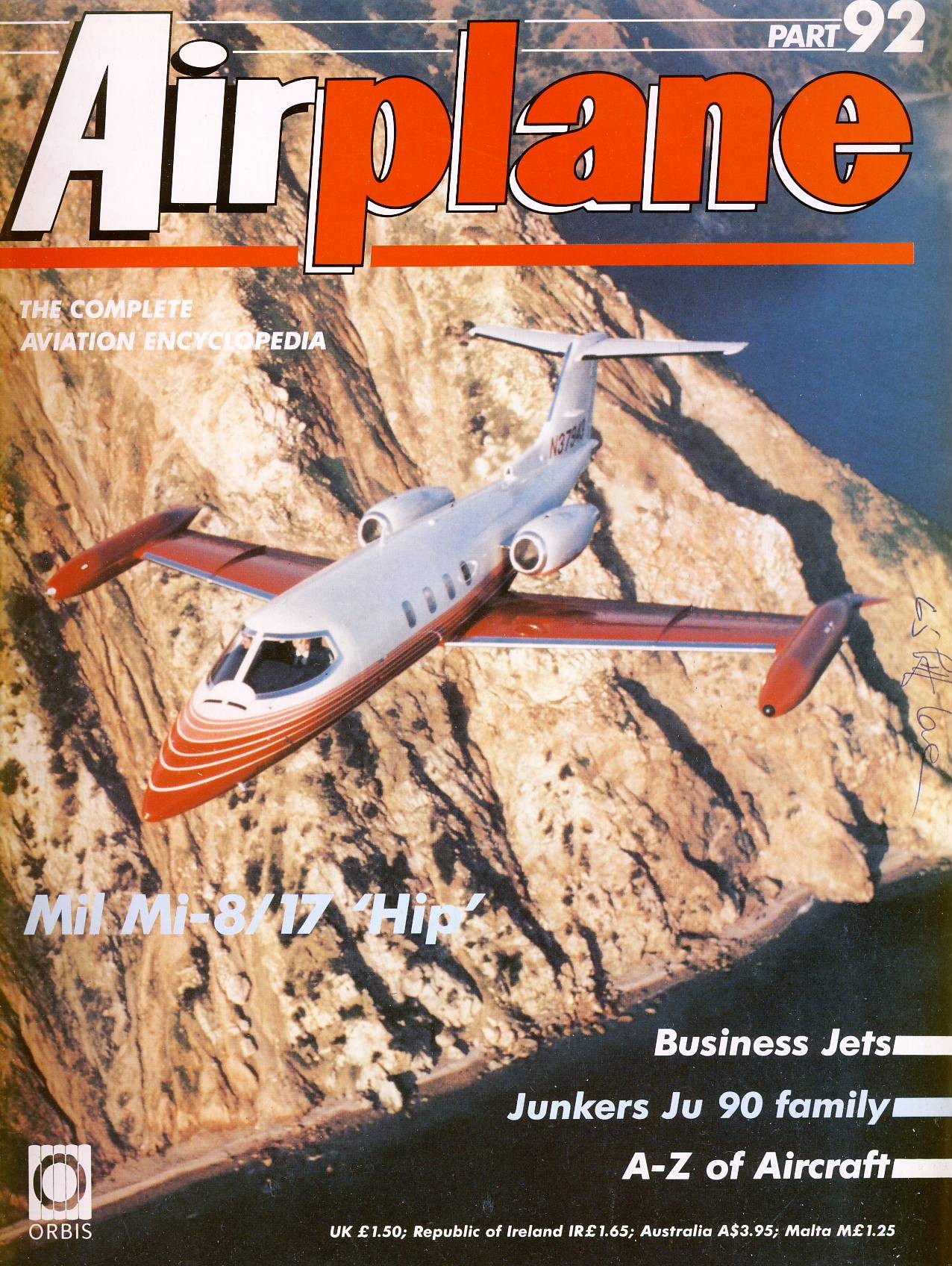 Airplane Magazine part 92 Mil Mi-8/17 Hip, Business Jets, Junkers Ju 90 ORBIS
