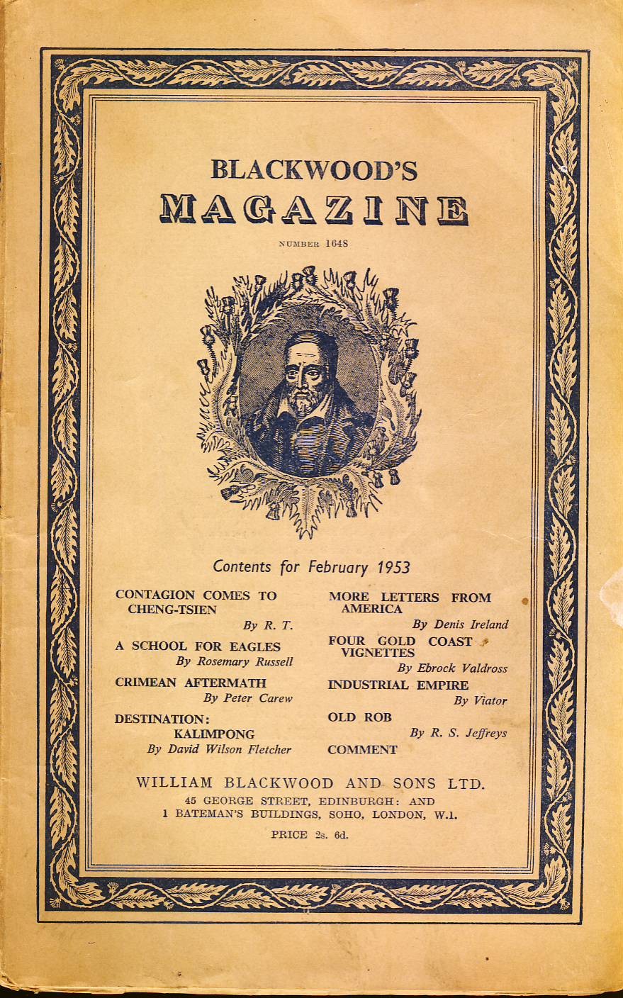 Blackwood's Magazine February 1953 Number 1648