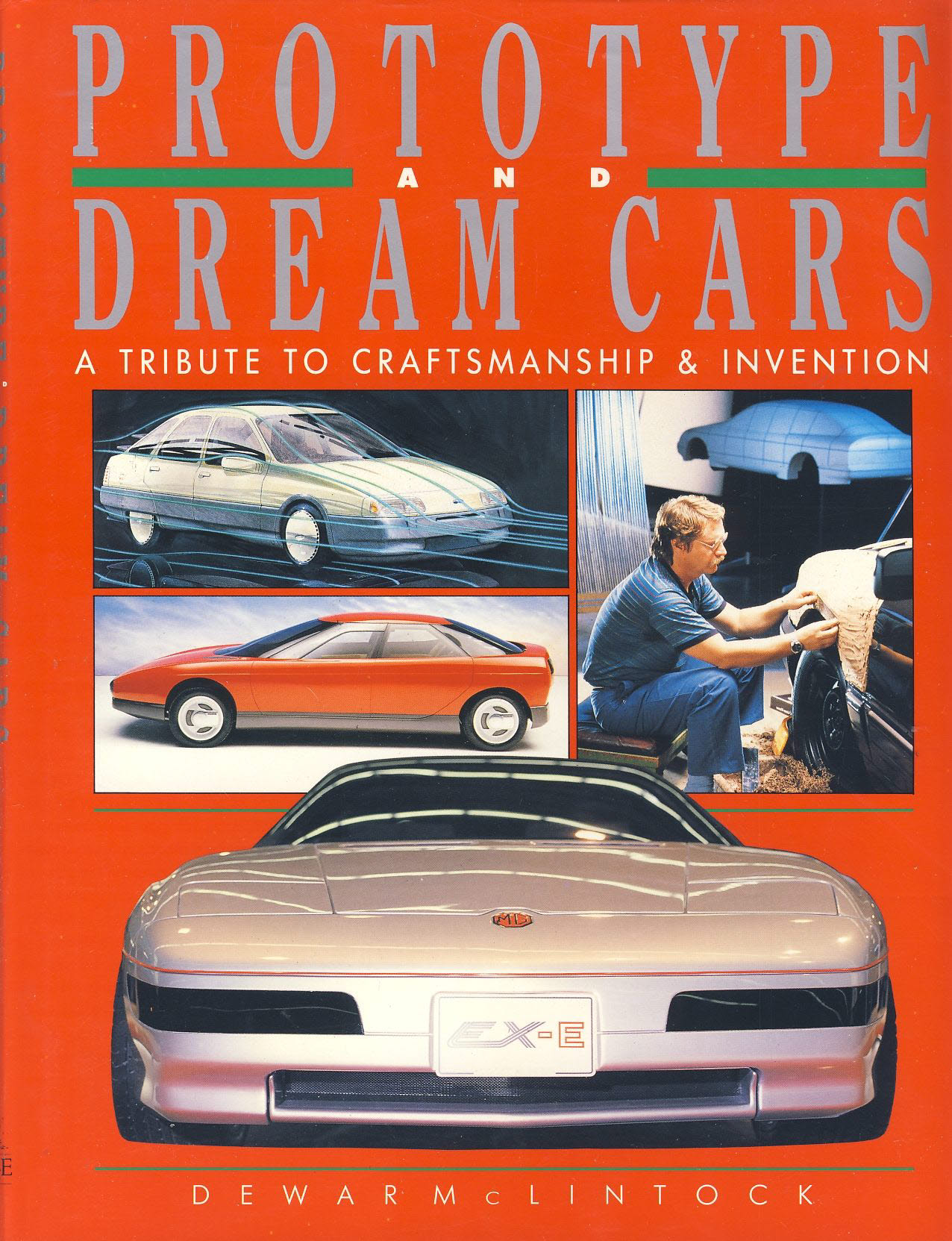 Prototype and Dream Cars by Dewar McLintock 1989 HB Book with DJ ref1011 (1)