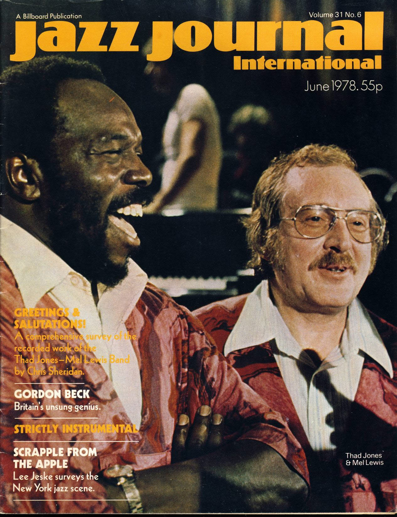 Jazz Journal International 1978 vintage magazine vo.31 #6 ref01-015