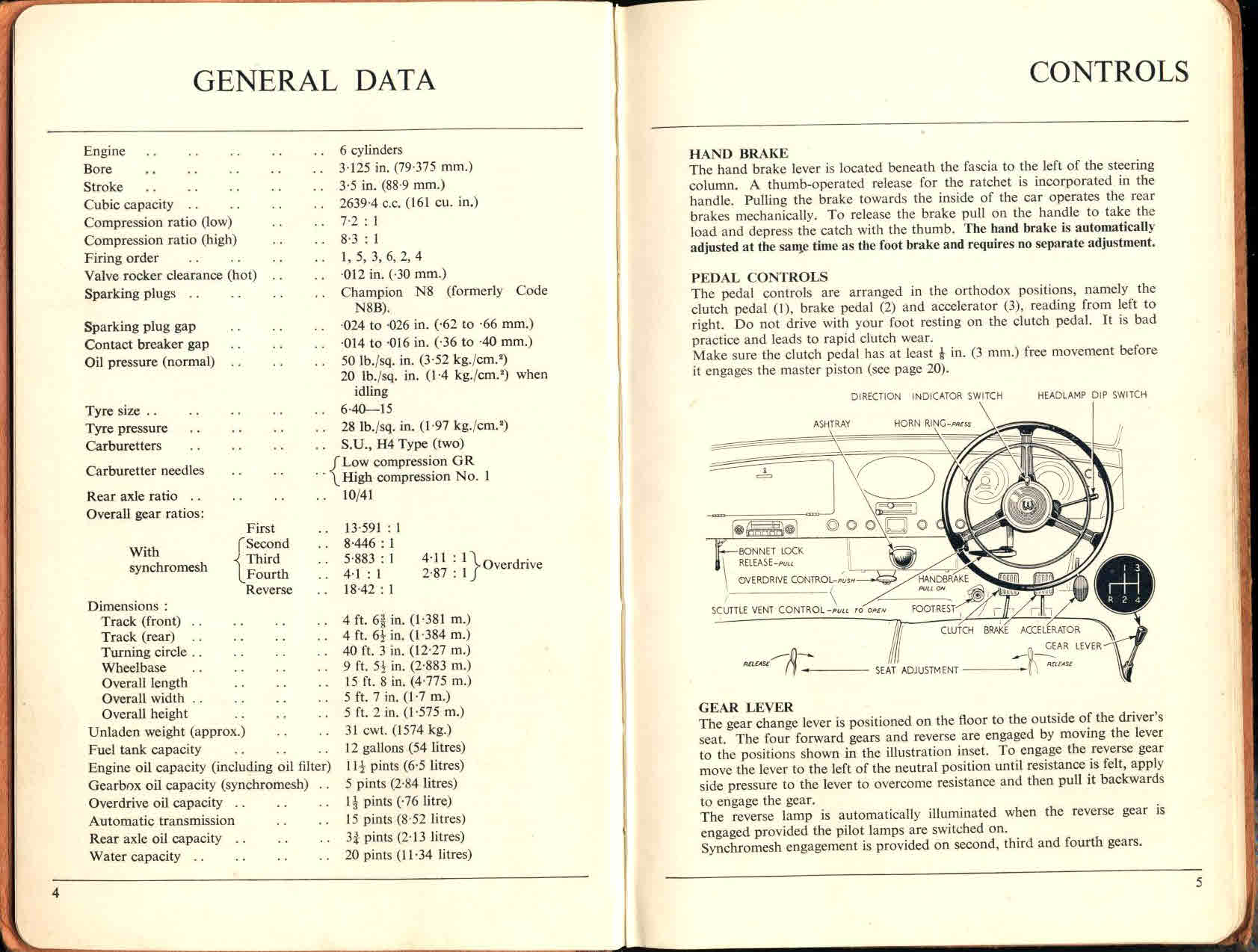 VINTAGE TheWolseley Six-Ninety (series III) Operation Manual HB Book ref115 - Image 3