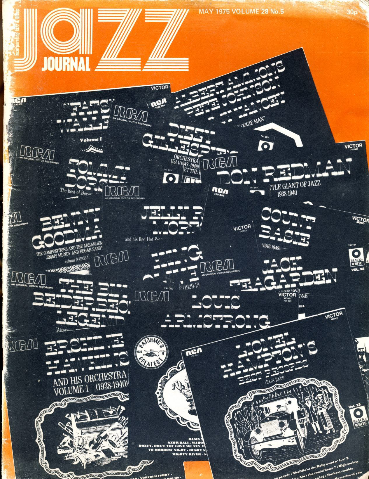 Jazz Journal May 1975 vintage magazine ref01-019