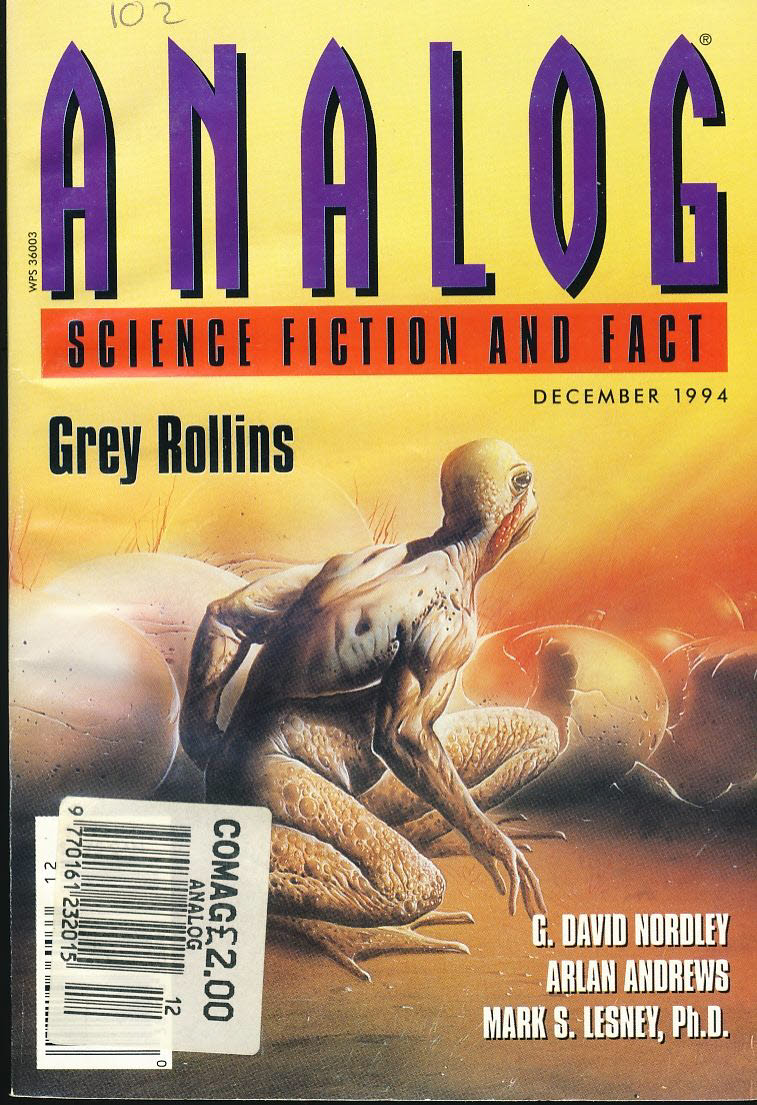 ANALOG Science Fiction & Fact Dec 1994 Grey Rollins ref100028
