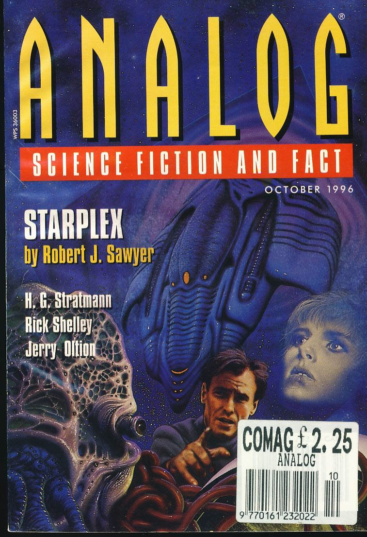 ANALOG Science Fiction & Fact Oct 1996 Robert J Sawyer STARPLEX ref100030