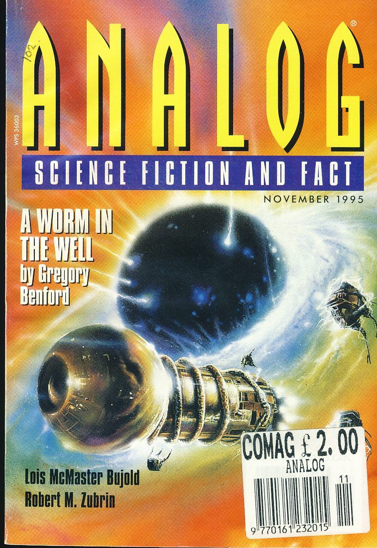 ANALOG Science Fiction & Fact Nov 1995 A Worm in the Well by Gregory Benford ref100041