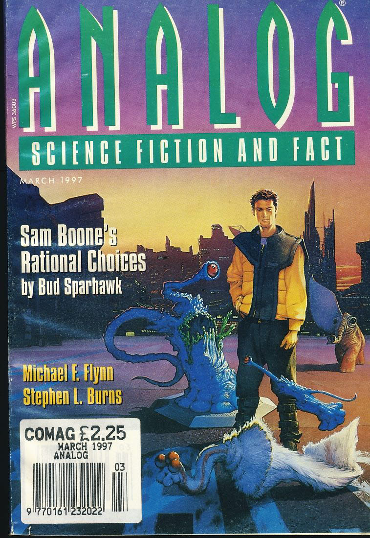 ANALOG Science Fiction & Fact March 1997 Sam Boone's Rational Choices by Bud Sparhawk ref100070