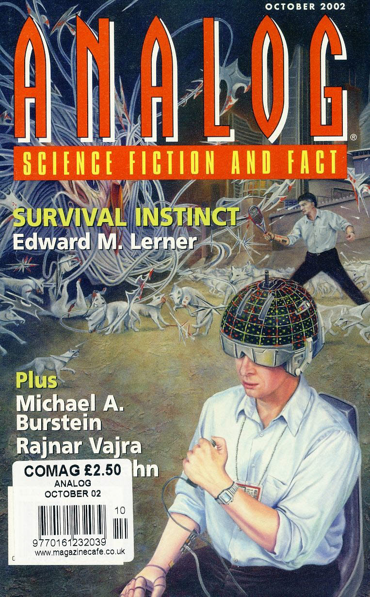 ANALOG Science Fiction & Fact Oct 2002 Survival Instinct Edward M Lerner ref100076