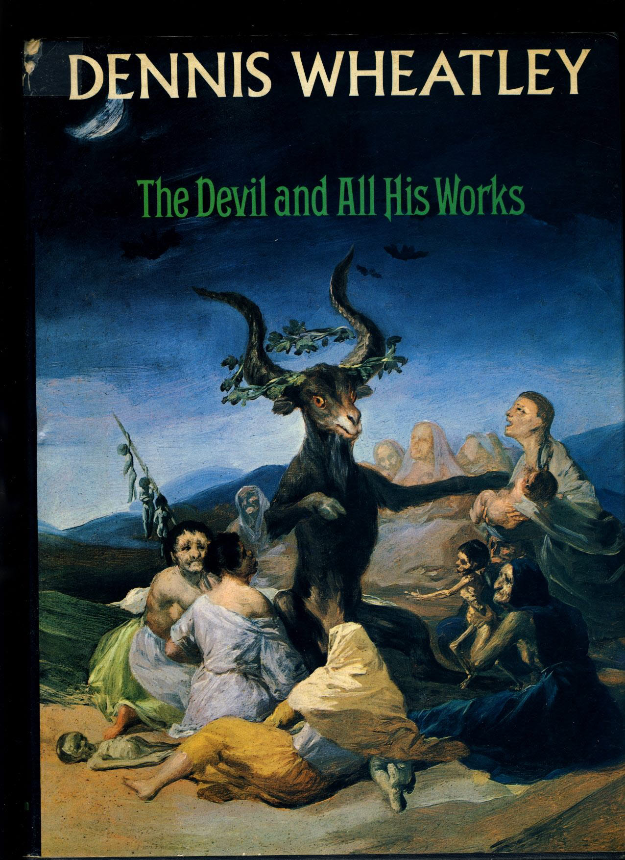 Dennis Wheatley The Devil & All His Works 1971 large hardback book with dustjacket ref130 (1)