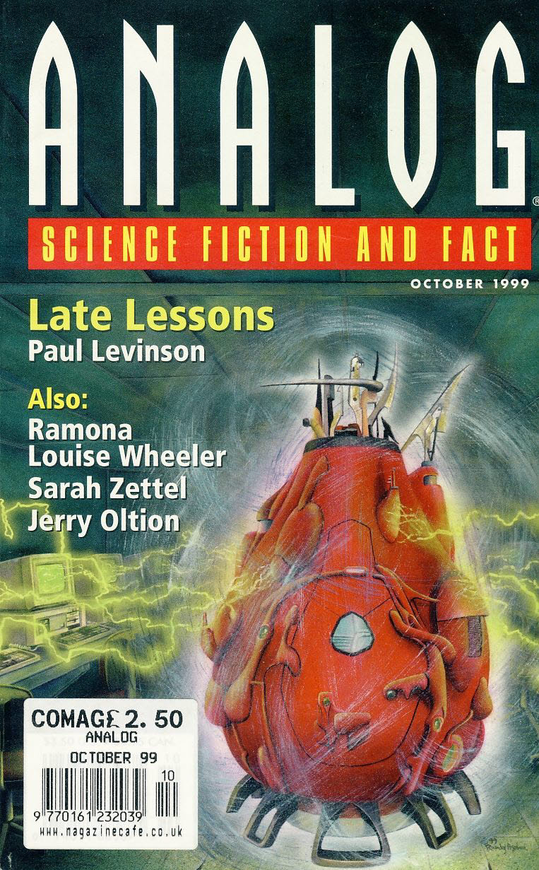ANALOG Science Fiction & Fact Oct 1999 Late Lessons Paul Levinson ref100080