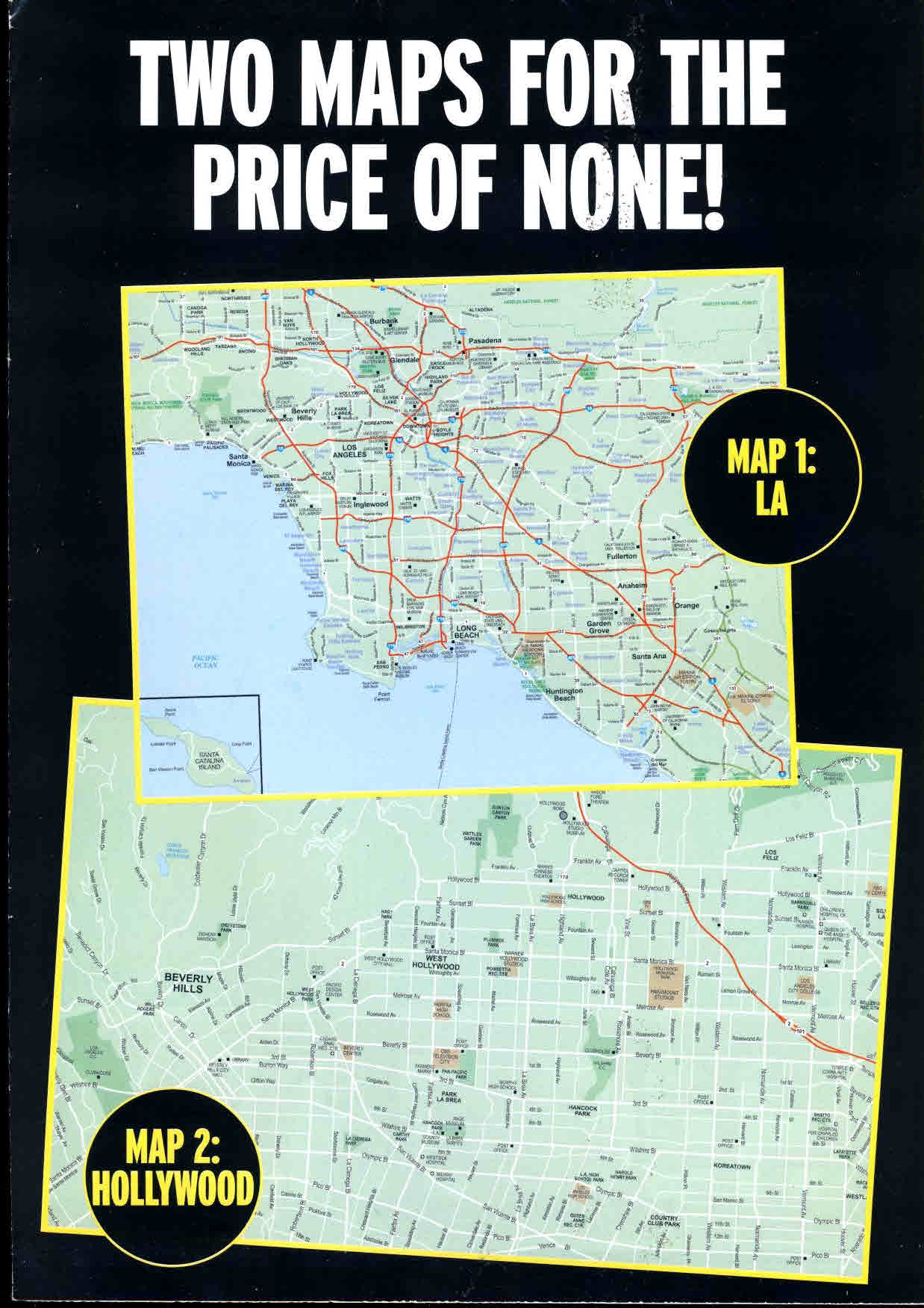 Empire Happening Hollywood The Definitive Map (Folds out) refS2-023